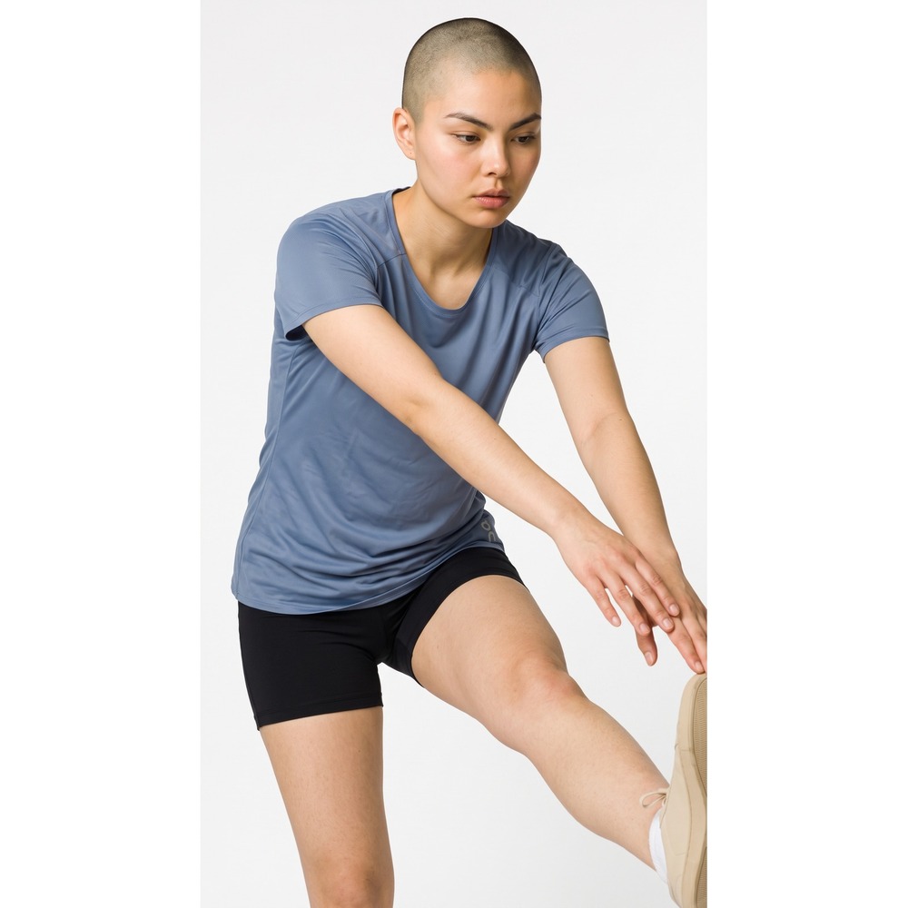 On Running Performance-T Med Blue Short Sleeve Corpcore Training Runner Hiking
